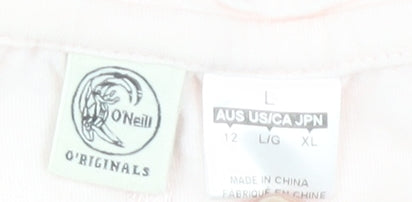 Womens UK Size L O'Neill Pink Basic T-Shirt