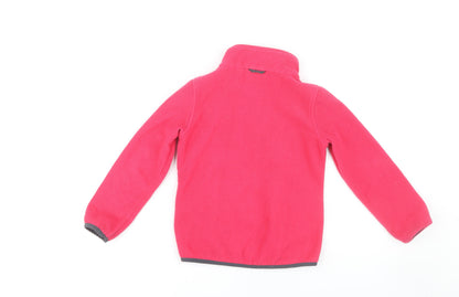 Peter Storm Girls Pink Fleece Jacket 7-8 Years