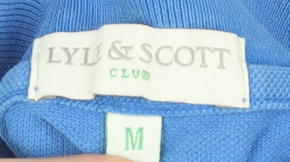 Lyle & Scott Men's Blue Medium Polo Shirt Short Sleeve
