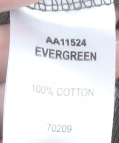 Cotton Traders Women's Green Basic T-Shirt Size 10/12