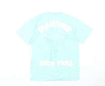 Been Trill Men’s Blue Graphic Short Sleeve T-Shirt M