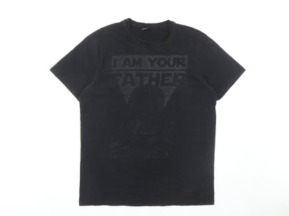 Star Wars Black Darth Vader T-Shirt for Men - M, Cotton