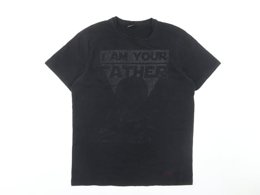 Star Wars Black Darth Vader T-Shirt for Men - M, Cotton