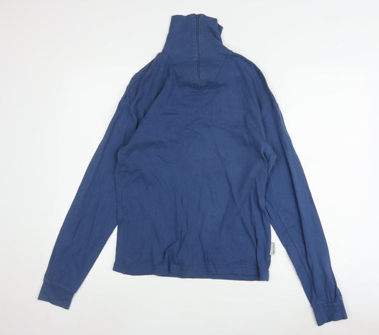 Trespass Men's Blue Long Sleeve High Neck Sweatshirt