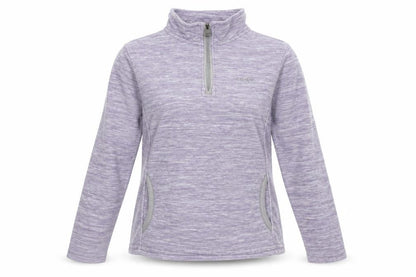 Weird Fish Women's Purple High Neck Pullover Sweatshirt