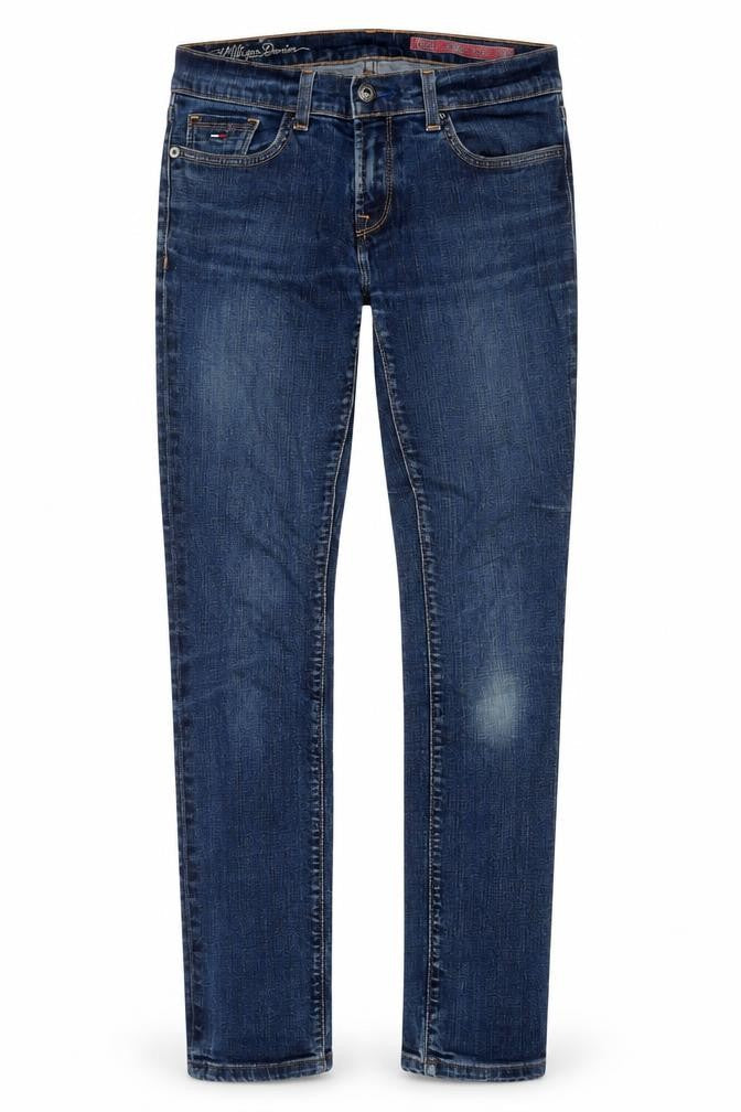 Mens UK Size Size: W27 L32 Tommy Hilfiger Slim Fit Skinny Blue Jeans