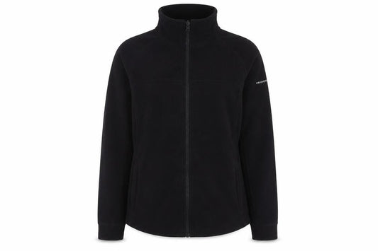 Front view of Craghoppers Women's Black, size 14, Full Zip Jacket