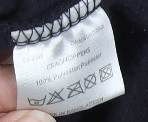 Craghoppers Women's Black Size 14 Full Zip Jacket