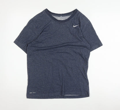 Nike Unisex Blue S Dri-FIT T-Shirt for Gym & Running