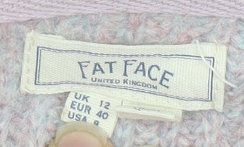 Fat Face Women's Multicoloured Pullover Jumper Size 12