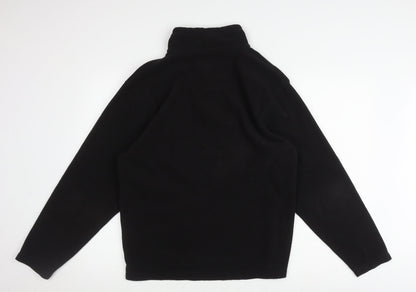 Mens UK Size M Regatta Black Henley Sweatshirt