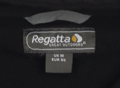 Mens UK Size M Regatta Black Henley Sweatshirt
