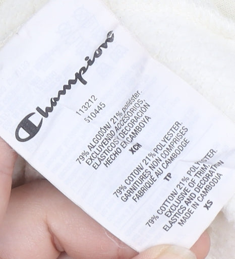 Champion Women's Ivory XS Pullover Hoodie