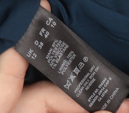 Eastex Women's Blue Chevron Blazer, Size 12