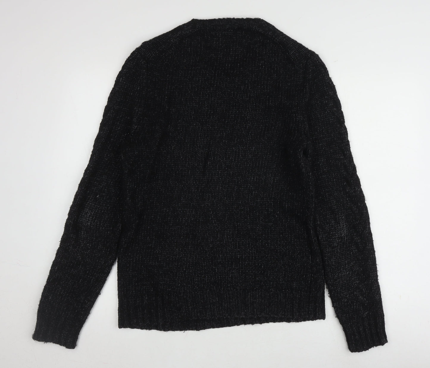 Banana Republic Women's Black Cable-Knit Jumper S