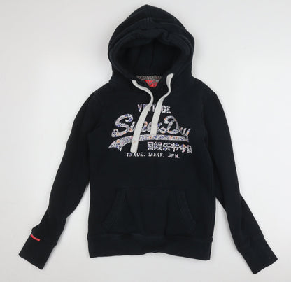 Superdry Women's XS Black Pullover Hoodie