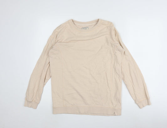 Mens UK Size S Fat Face Beige Pullover Sweatshirt