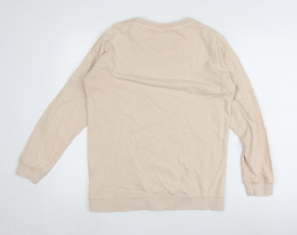 Mens UK Size S Fat Face Beige Pullover Sweatshirt