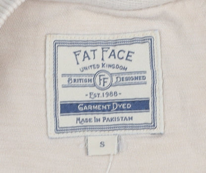 Mens UK Size S Fat Face Beige Pullover Sweatshirt