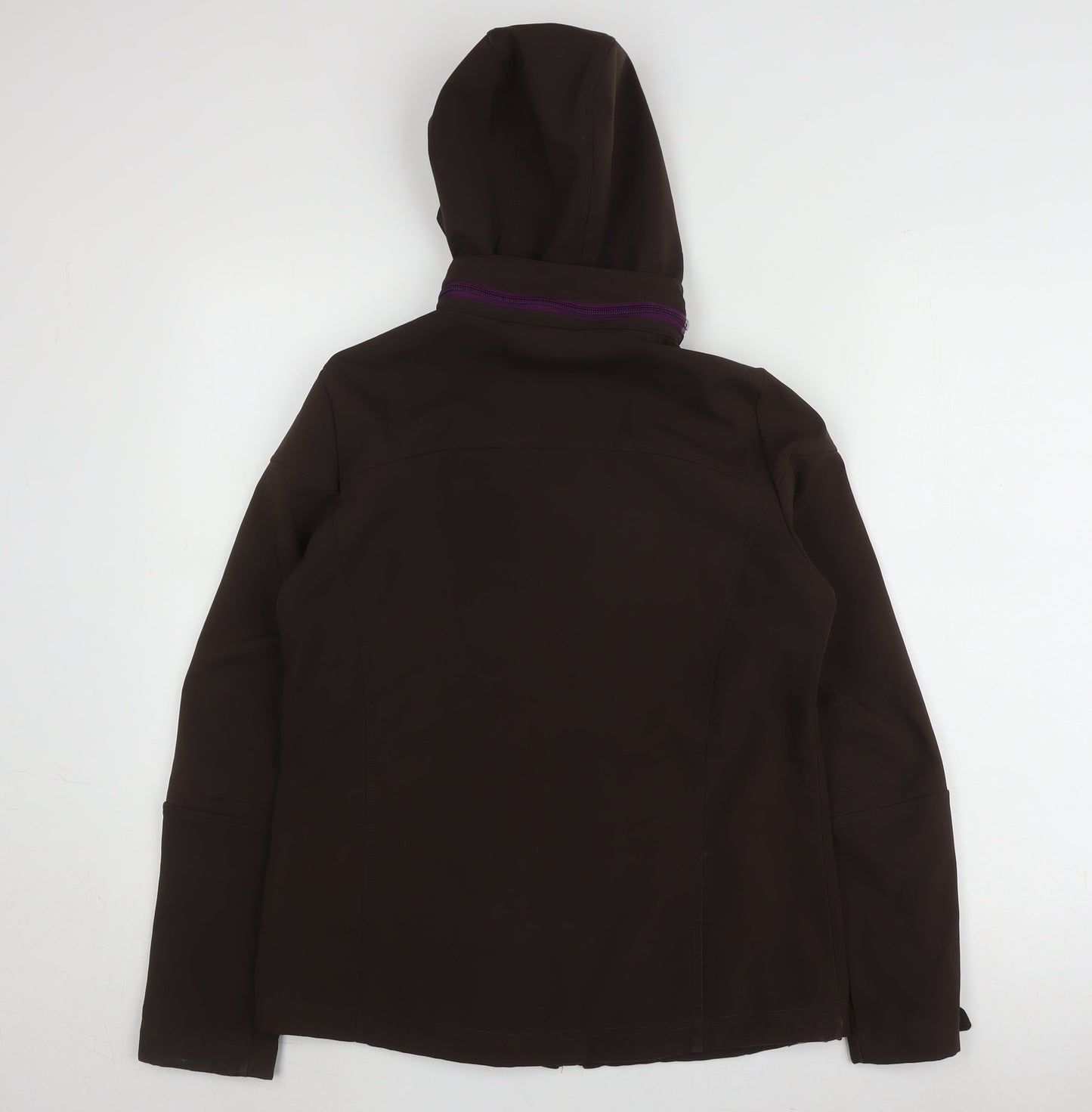Alpine Women's Brown Hooded Jacket Size 10