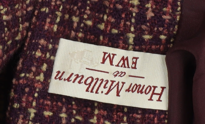 Honor Millburn Women's Red Check Blazer Size 14