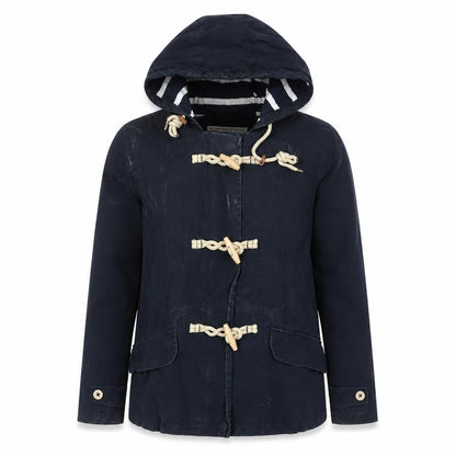 Womens UK Size 8 Seasalt Blue Duffle Coat