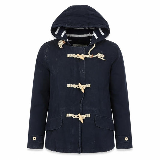 Womens UK Size 8 Seasalt Blue Duffle Coat