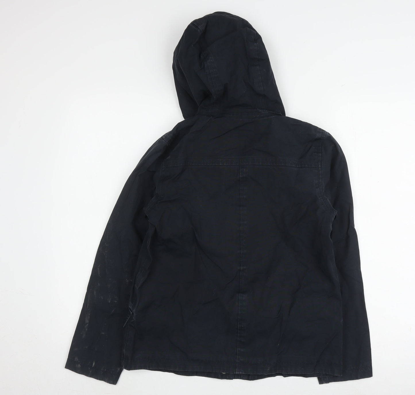 Womens UK Size 8 Seasalt Blue Duffle Coat