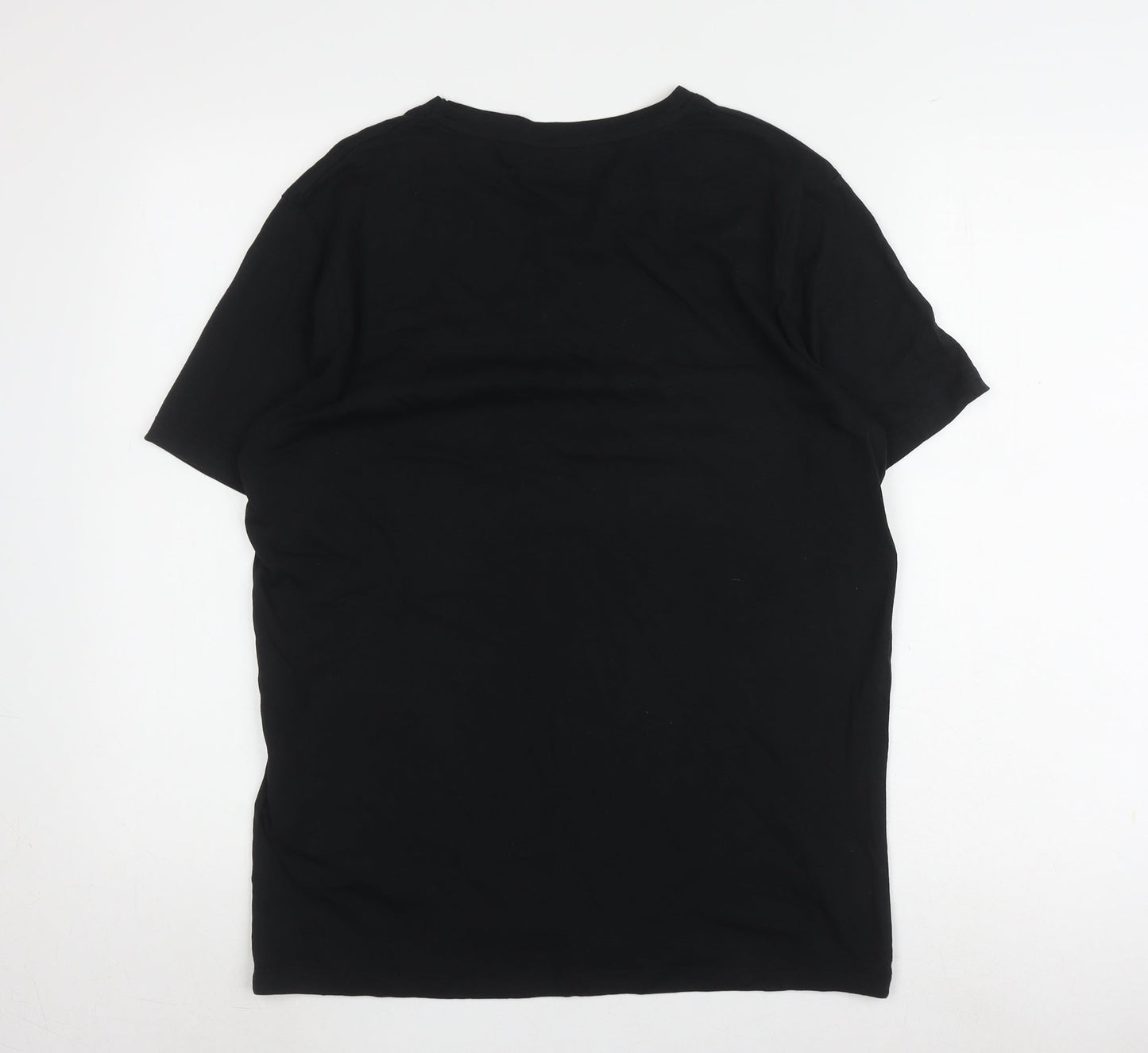 Mens UK Size L JACK & JONES Black  T-Shirt