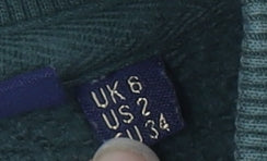 Superdry Women's Green Graphic Pullover Sweatshirt Size 6