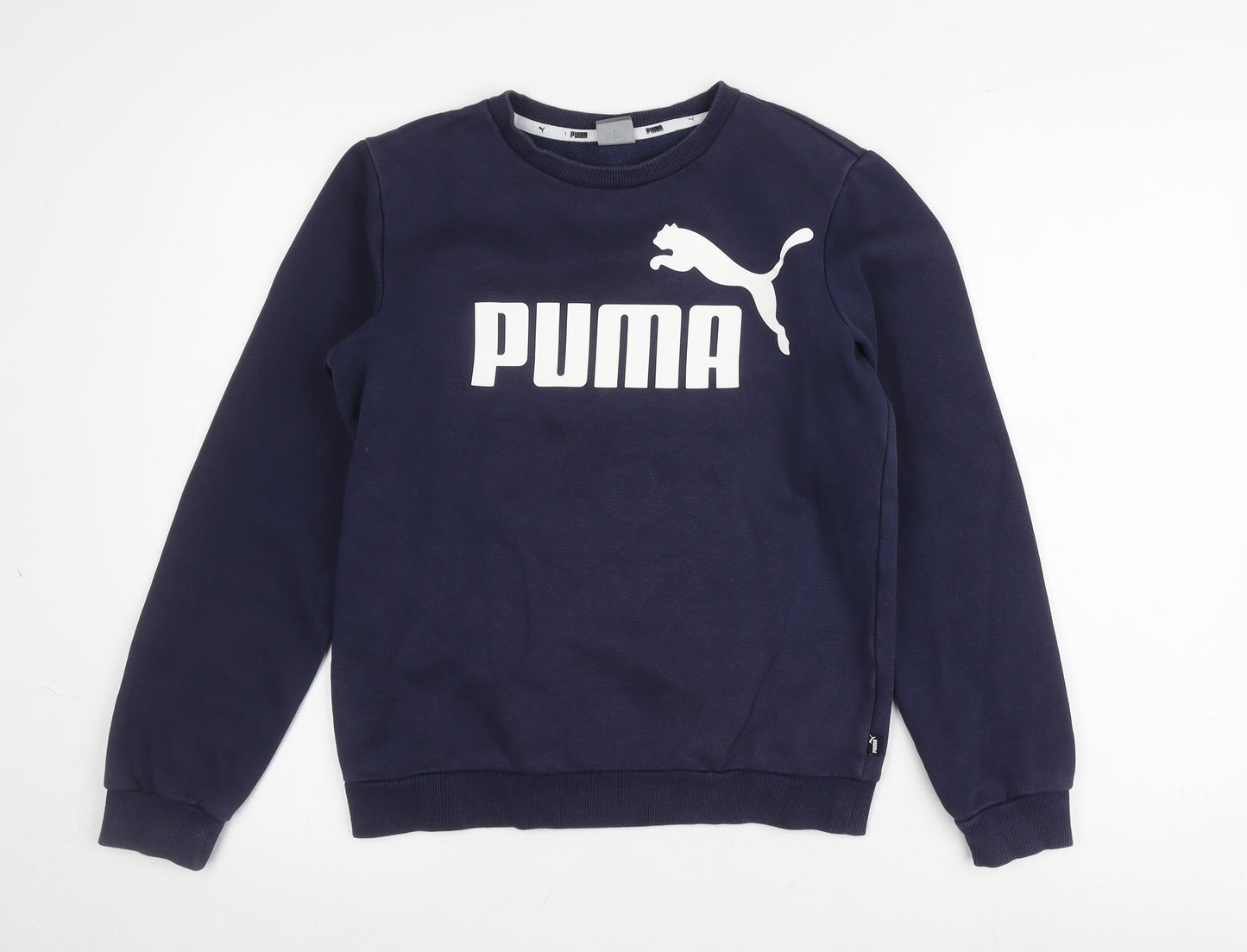 Teens UK Size 164 PUMA Blue Pullover Sweatshirt