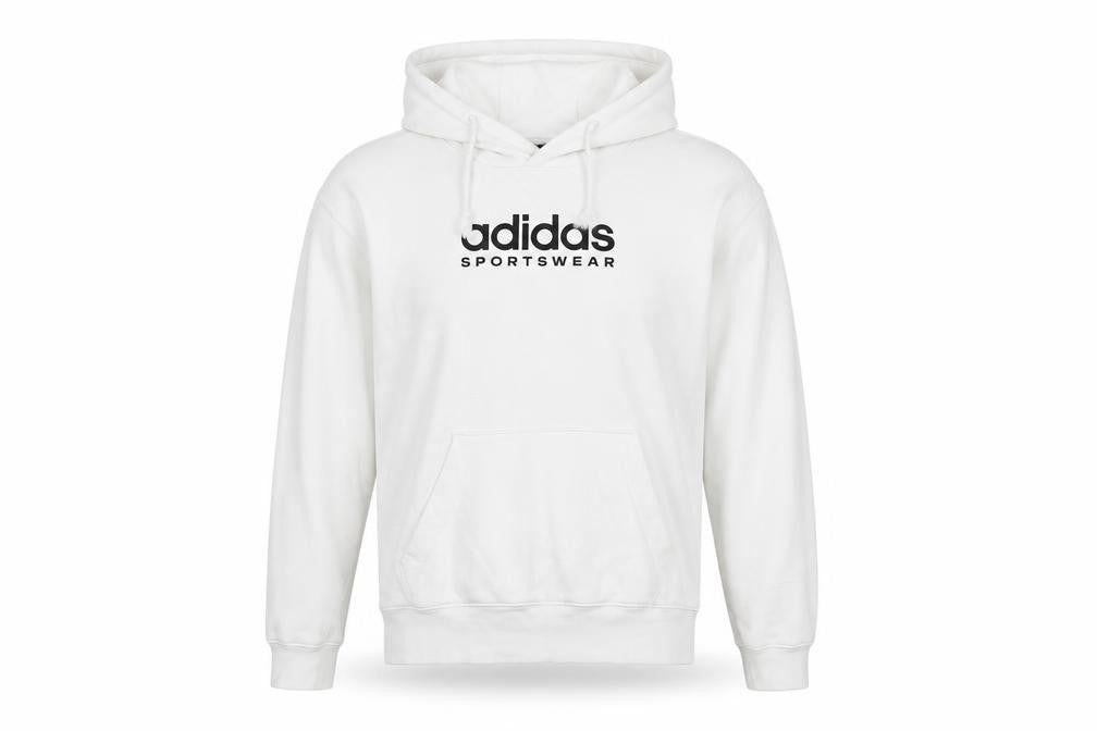 Mens UK Size S adidas White Pullover Hoodie