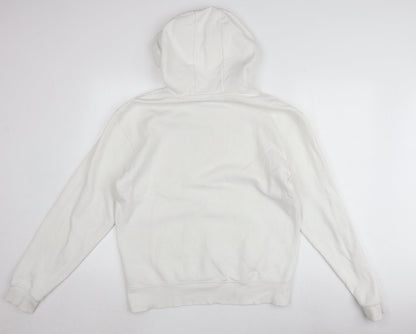 Mens UK Size S adidas White Pullover Hoodie