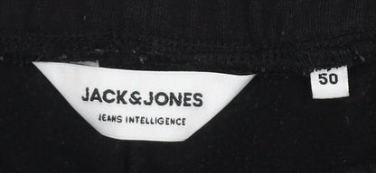 Jack & Jones Men's Black Jogger Trousers Size 50
