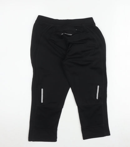 Karrimor Women's Black Ankle Leggings Size 10 Reflective