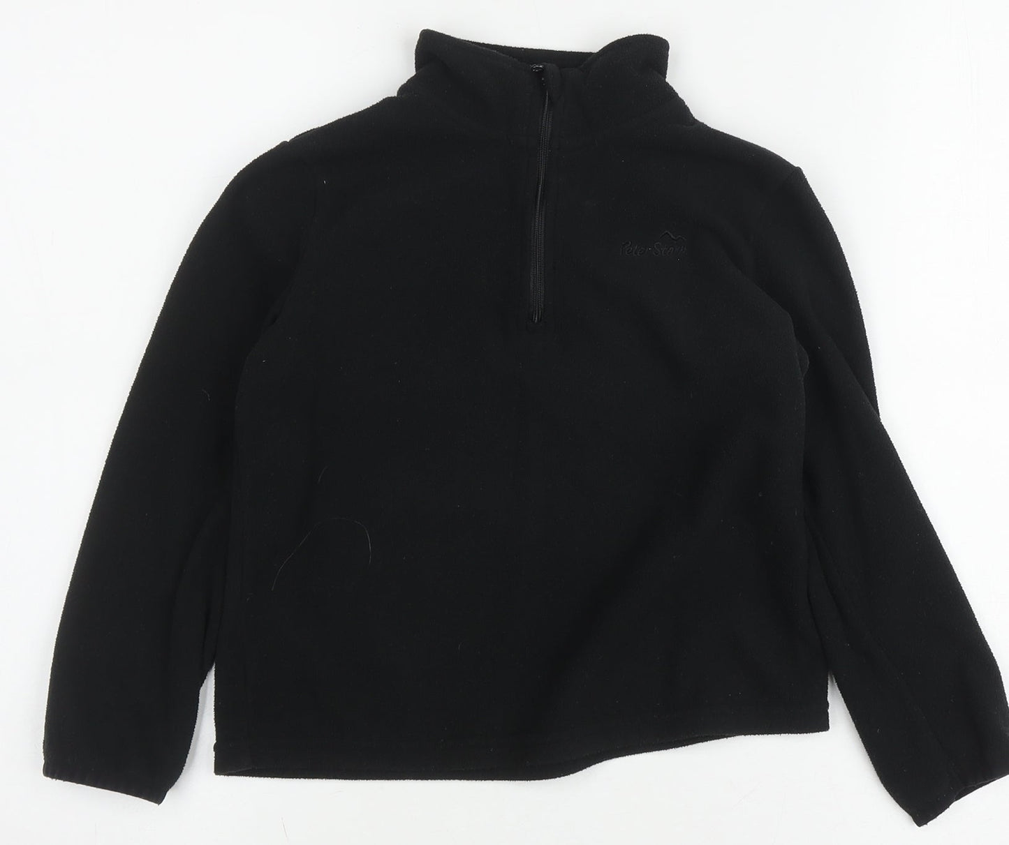 Peter Storm Boys Black 1/2 Zip Sweatshirt 7-8 Years