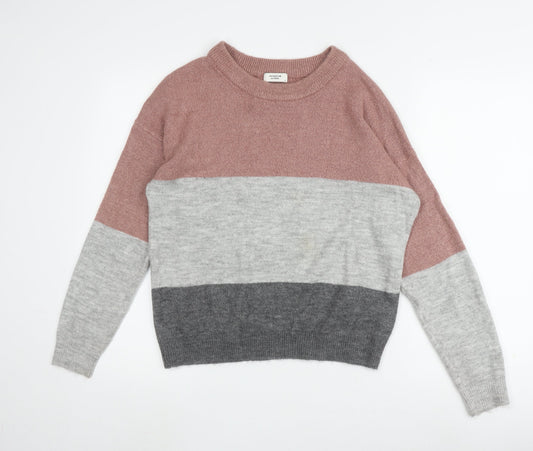 Womens UK Size S Jacqueline de Yong Multicoloured Pullover Jumper