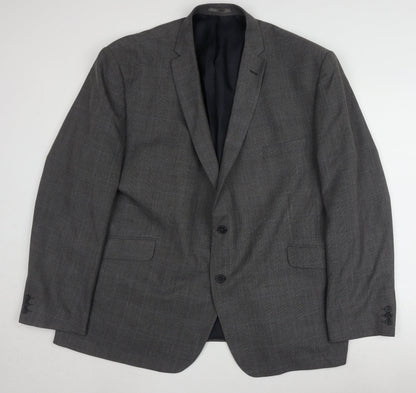 Mens UK Size 56 Scott & Taylor Regular Grey Suit Jacket