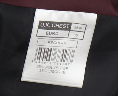 Mens UK Size 56 Scott & Taylor Regular Grey Suit Jacket