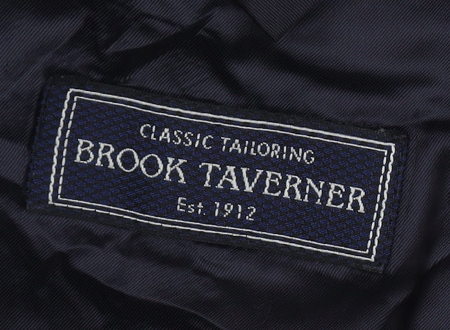 Mens UK Size 44 Brook Taverner Regular Blue Suit Jacket