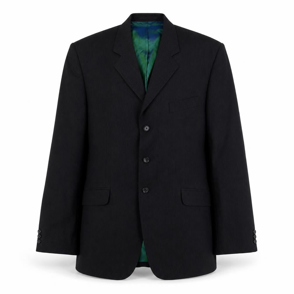 Mens UK Size 44 Karl Jackson Regular Blue Suit Jacket