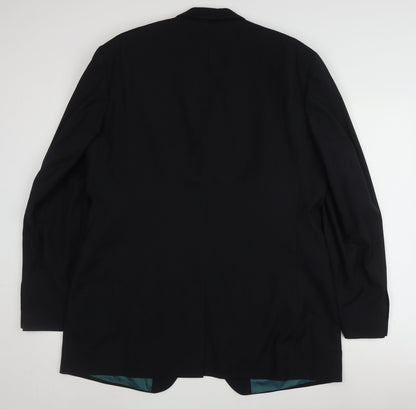 Mens UK Size 44 Karl Jackson Regular Blue Suit Jacket