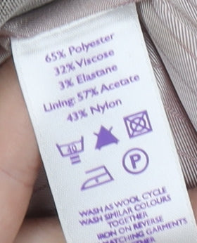 Autonomy Women's Beige Blazer - One-Button Regular Fit