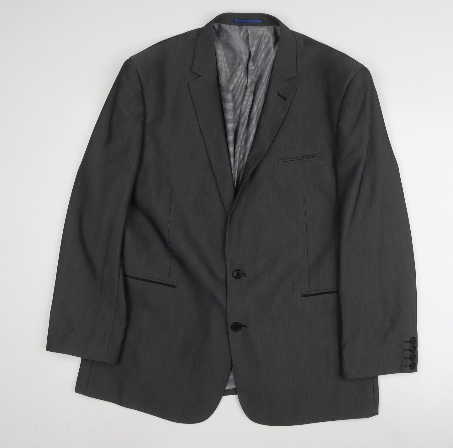 Mens UK Size 46 Jones Regular Grey Suit Jacket