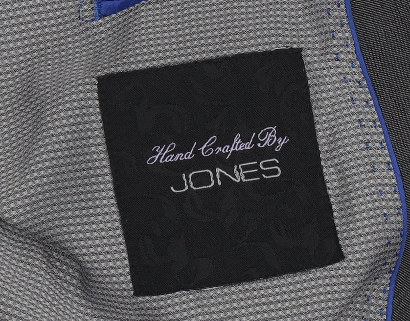 Mens UK Size 46 Jones Regular Grey Suit Jacket