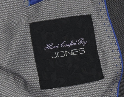 Mens UK Size 46 Jones Regular Grey Suit Jacket