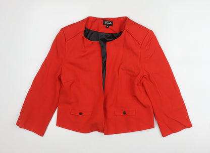 Marks and Spencer Women's Red Suit Jacket Size 12