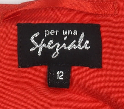 Marks and Spencer Women's Red Suit Jacket Size 12