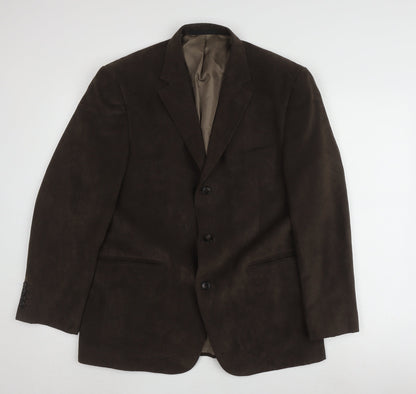 Mens UK Size 40 Marks and Spencer Regular Brown Suit Jacket