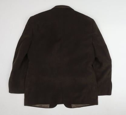 Mens UK Size 40 Marks and Spencer Regular Brown Suit Jacket